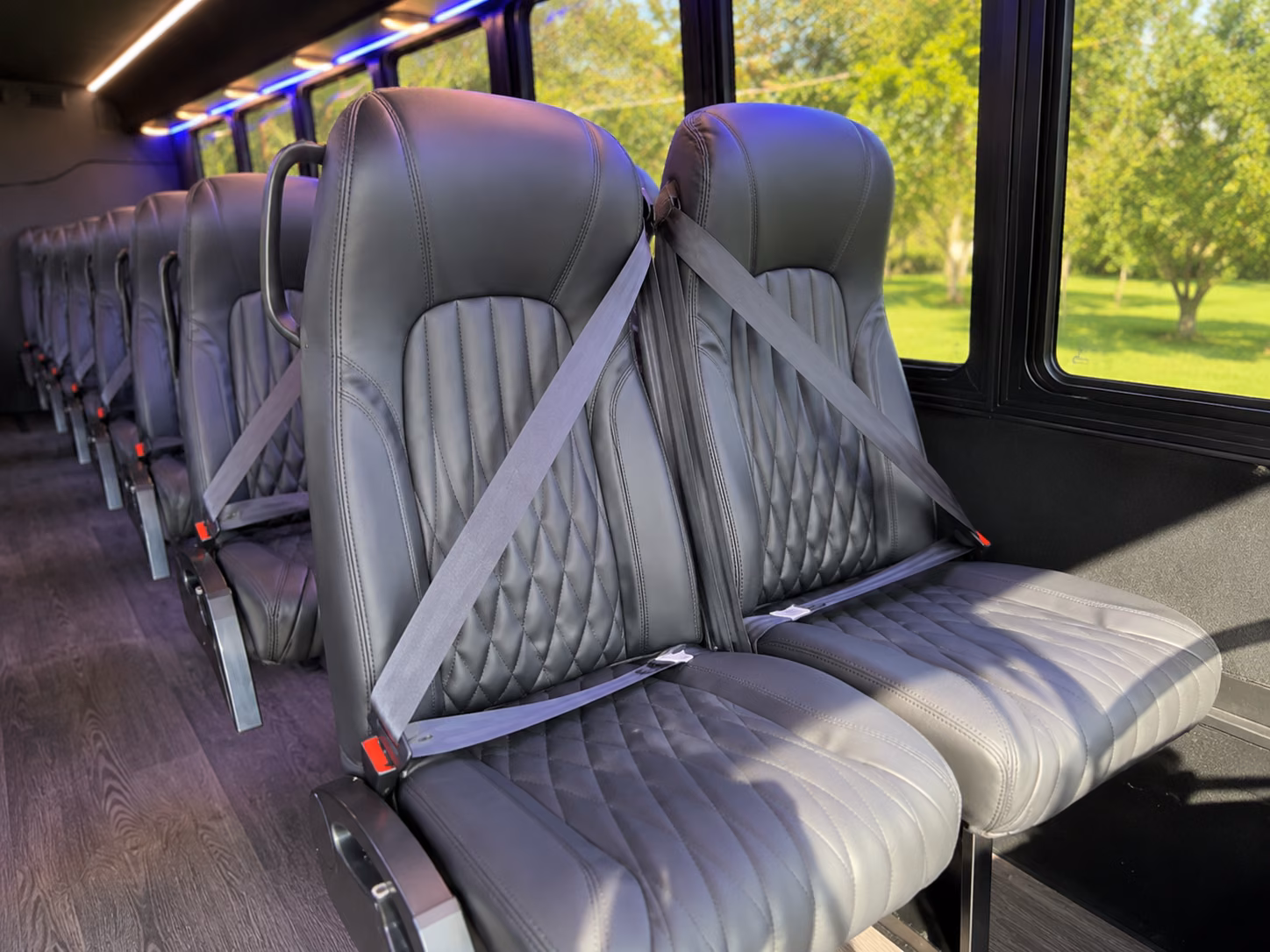 coachella minibus interior 8