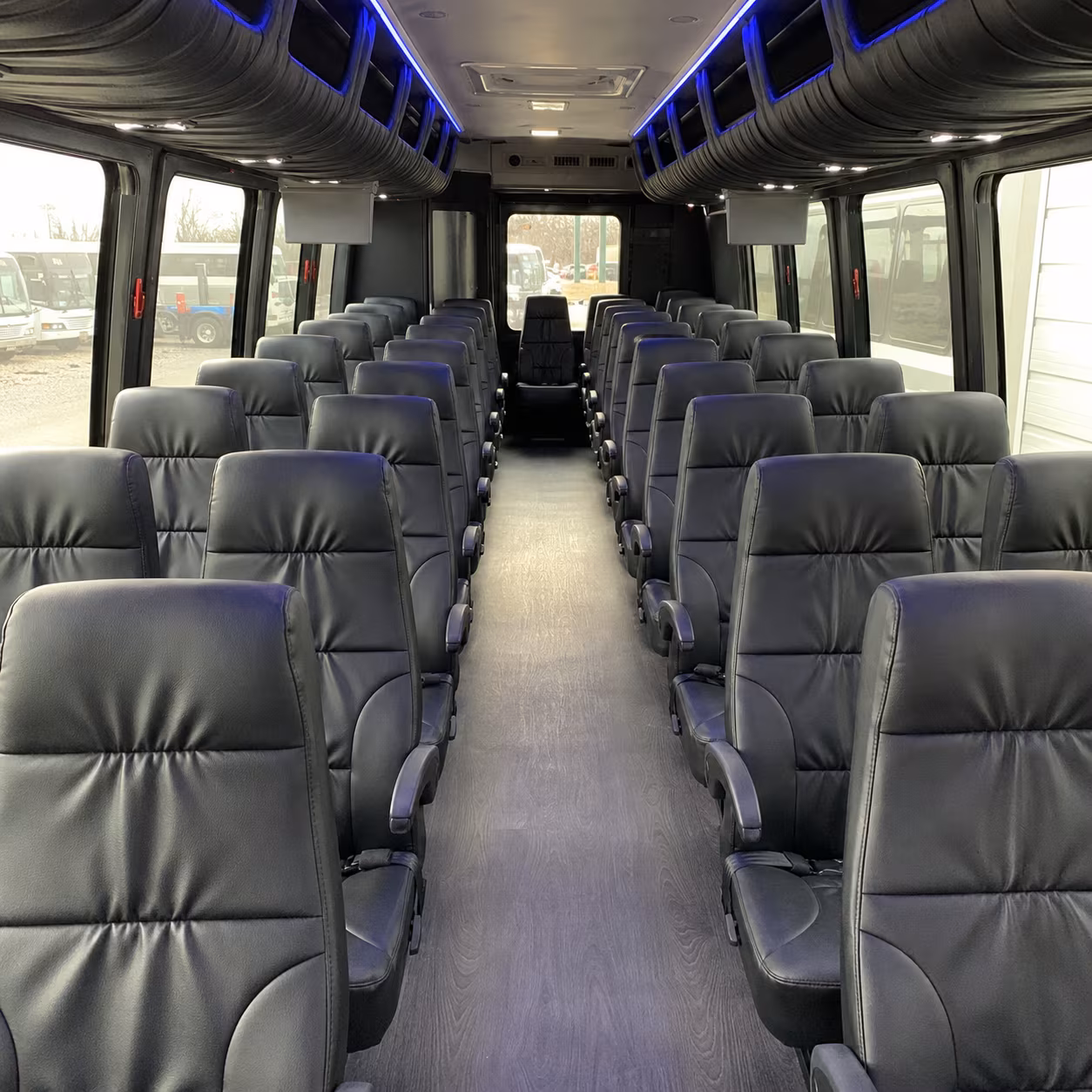 palm springs minibus interior 4
